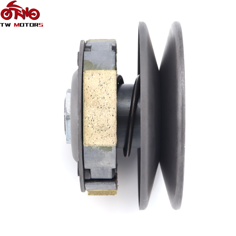 Motorcycle Belt Drive Clutch Assembly Kit Rear Pulley Secondary Driven Clutch For BELT FI(KZL)