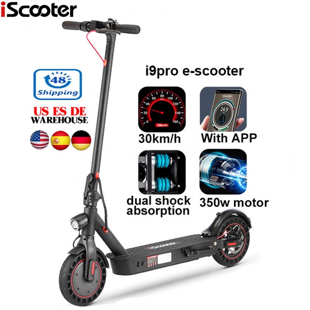 iScooter i9pro EU STOCK 350W Motor 8.5inch 30kmh Fast Selfbalancing Foldable Adult Electric E Scooter for Adults