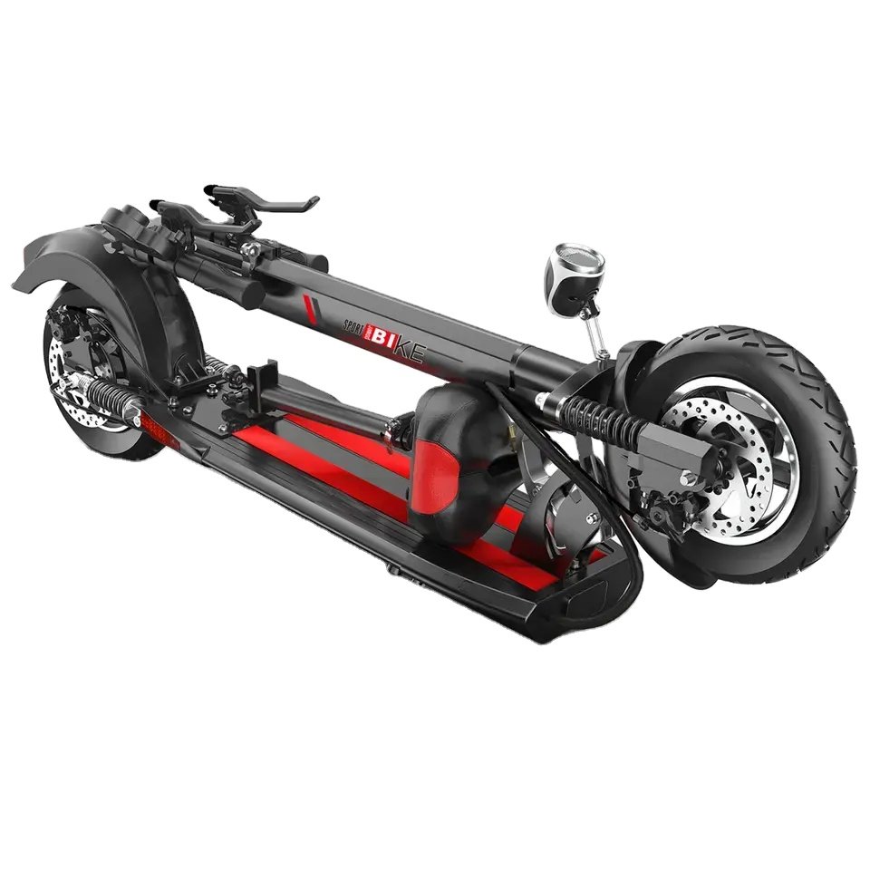  1200w foldable e scooter fat tire offroad 50km/h fast for adults electric scooter