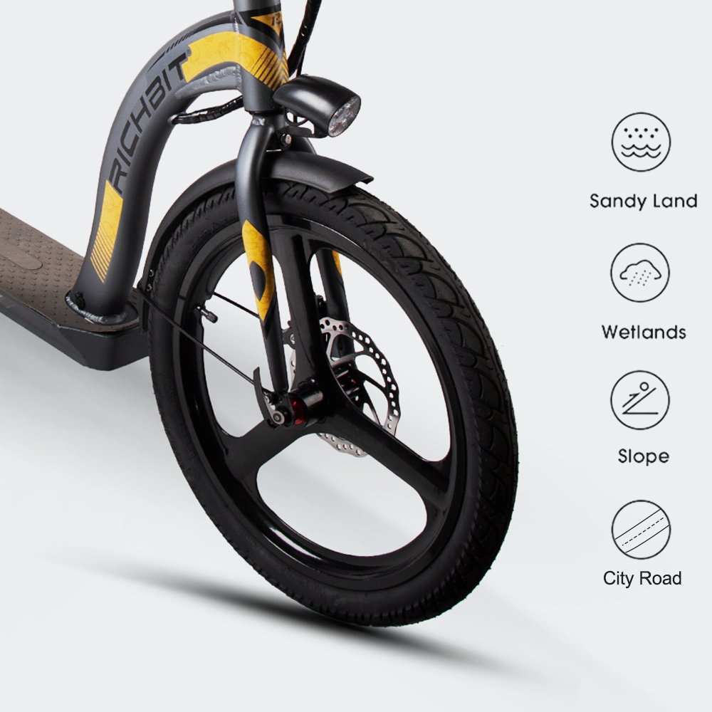 RICHBIT EU Stock fast delivery electric scooter 2 kick wheel e scooter foldable snow/beach big horsepower e scooter