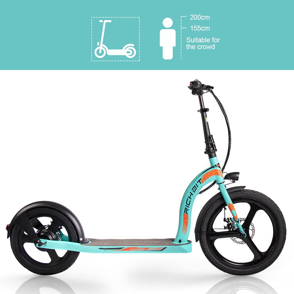RICHBIT EU Stock fast delivery electric scooter 2 kick wheel e scooter foldable snow/beach big horsepower e scooter