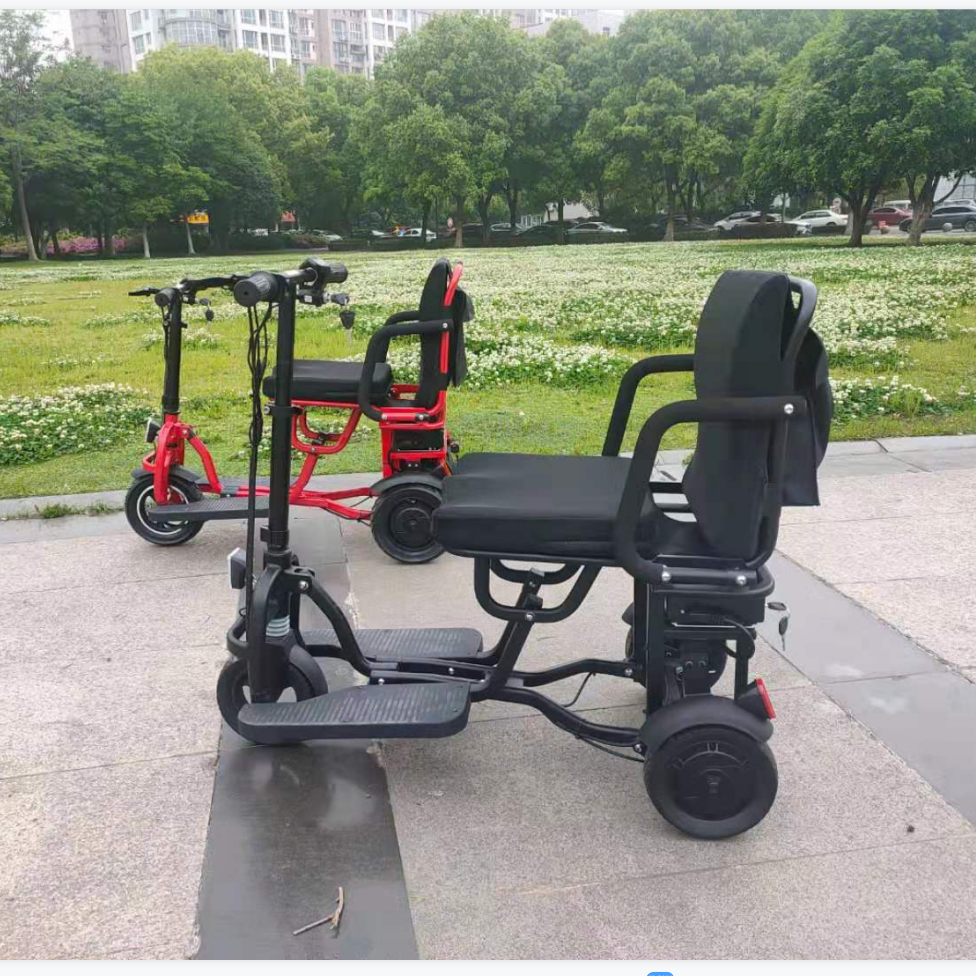 Family trike cheap electric tricycle 36v/48v 300w/350w mini 3 wheel electric scooter