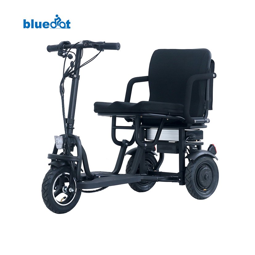 Family trike cheap electric tricycle 36v/48v 300w/350w mini 3 wheel electric scooter