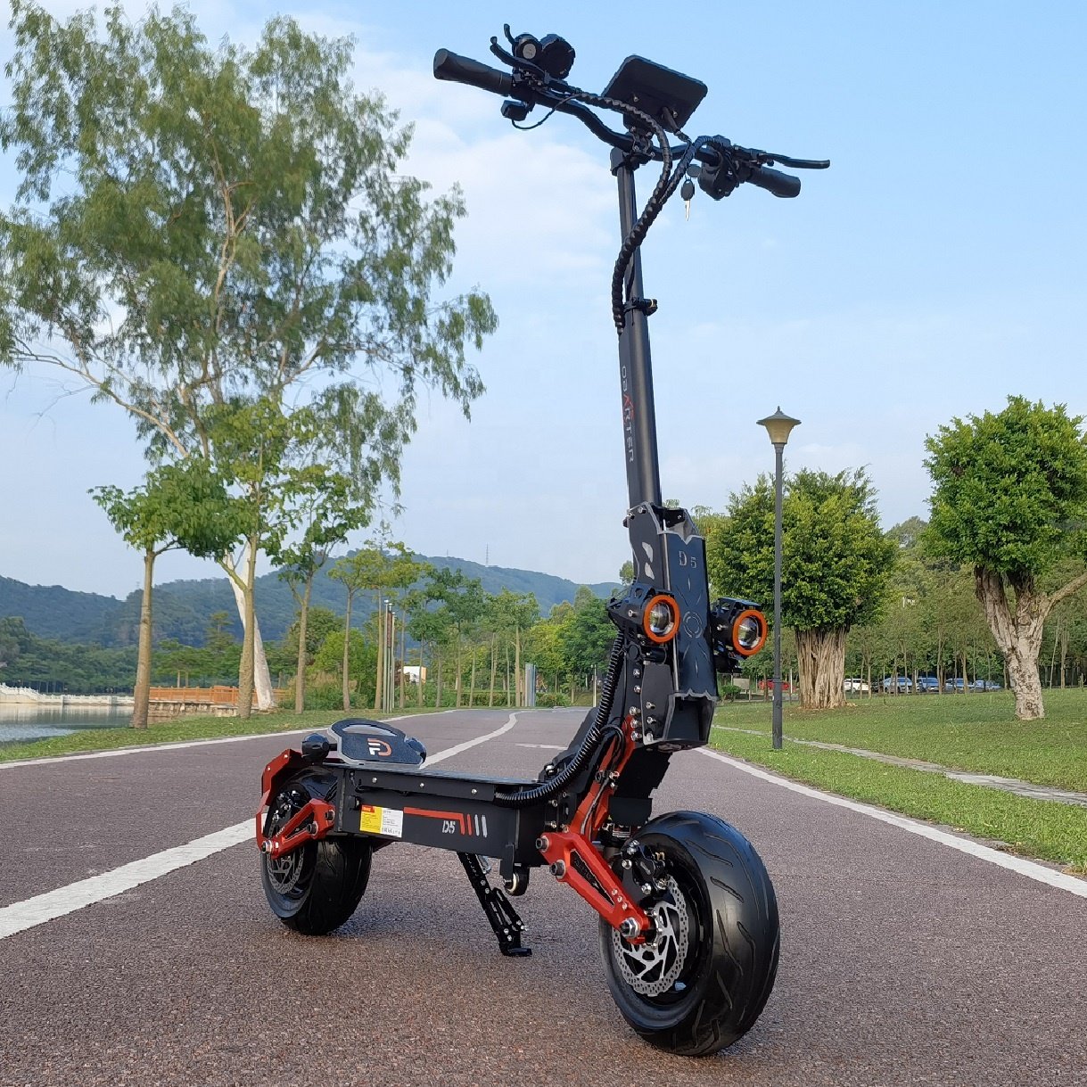 (USA UE Warehouse) 5000w Adult Escooter 12inch Foldable Electric Removable Battery Ip60 Folding Electric Scooter