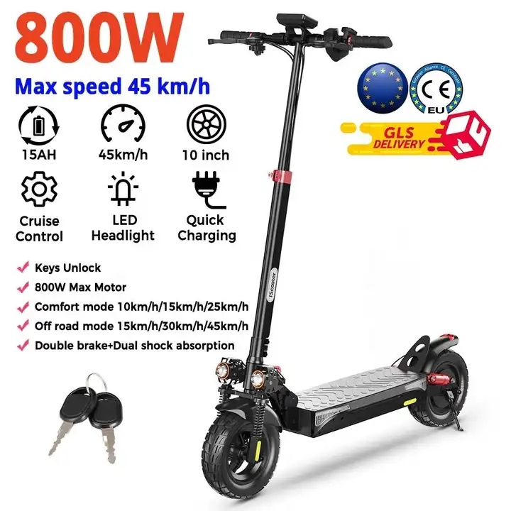 EU warehouse iScooter iX4/iX5/iX6 1000W e scooter 11 inch Off-road vacuum Tire 2 wheel high speed electric scooters