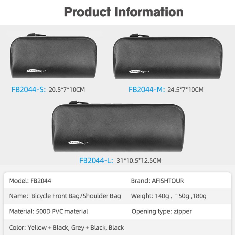 BESTOP Popular Product Easy To Install Scooter Piep Front Seat Portable 500D PVC Shoulder Handheld Bag