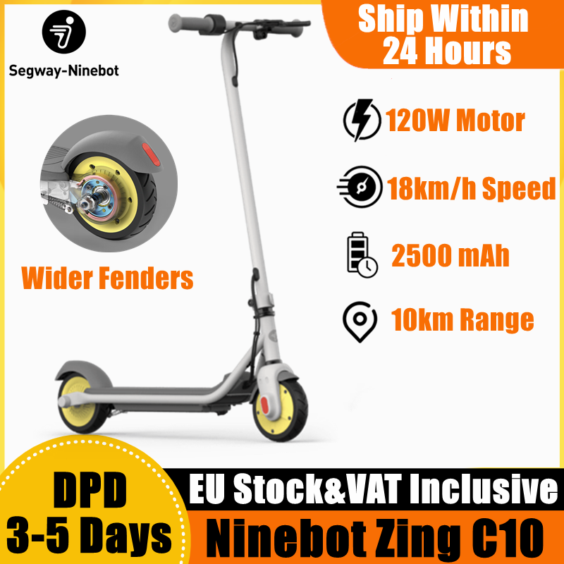EU Stock E-Scooter ZING C10 Kids Smart Electric Scooter 16km/h Max Speed Children's Kickscooter 10km Max Range