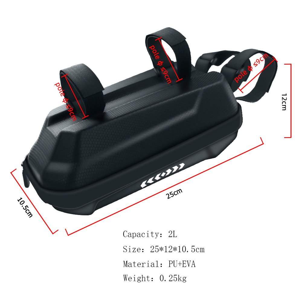 OEM ODM 2 PCS Electric Scooter Front Bag 3L and 2L Waterproof Storage for Electric Scooter Bicycle E-Bike Storage Bag Parts