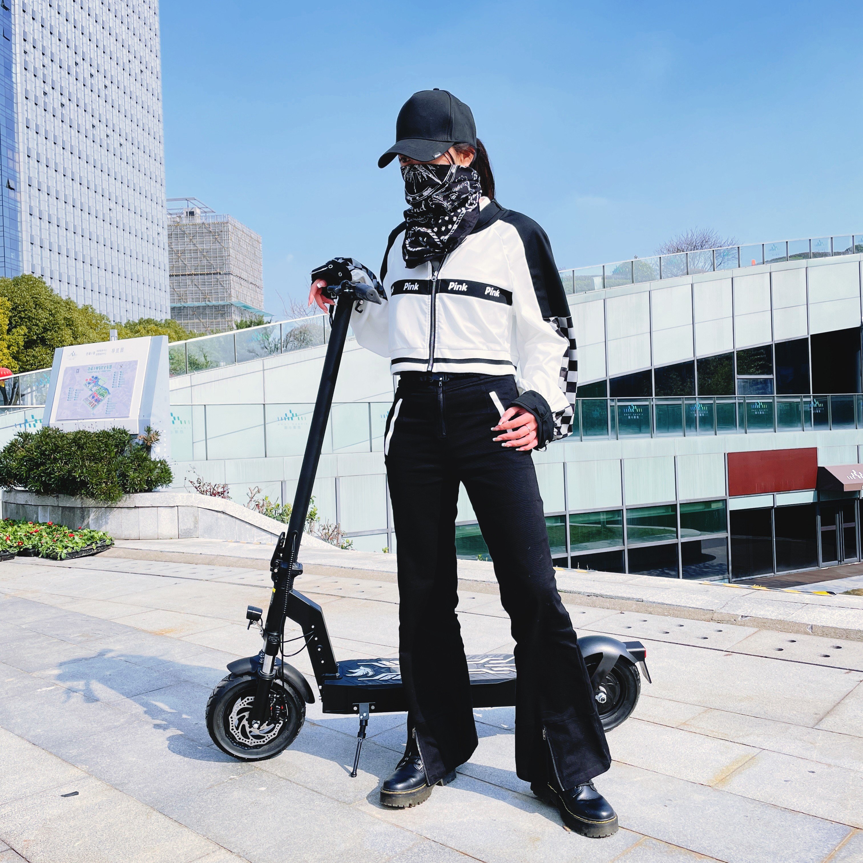 Factory cheap price 10 inch solid tire vacuum tire electric scooter 250W 350W 500W adults e scooter 36V 48V foldable scooter