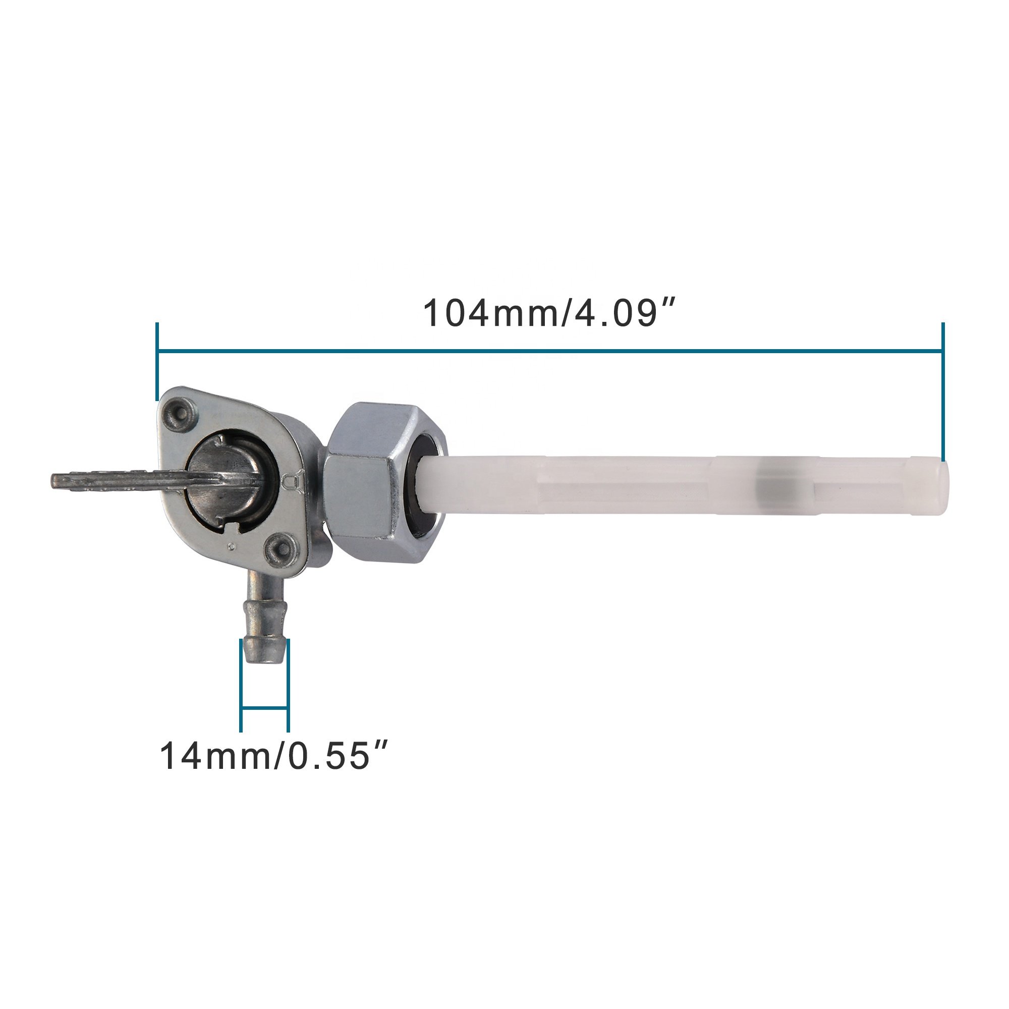 GOOFIT Motorcycle Scooter Fuel Tap Gas Petrol Valve Fuel Tank Switch for 50cc - 250cc ATV Scooter Dirt Pit Bike Go Kart