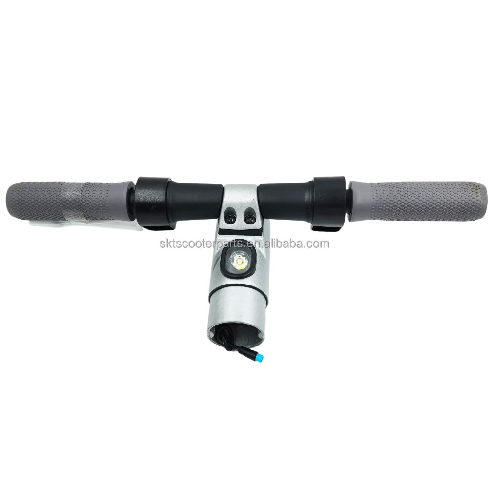 Original Aluminum Alloy Handlebar And Headlight Electric Scooter Hand Grip Assembly Compatible for Ninebot ES1 ES2 ES4 Parts