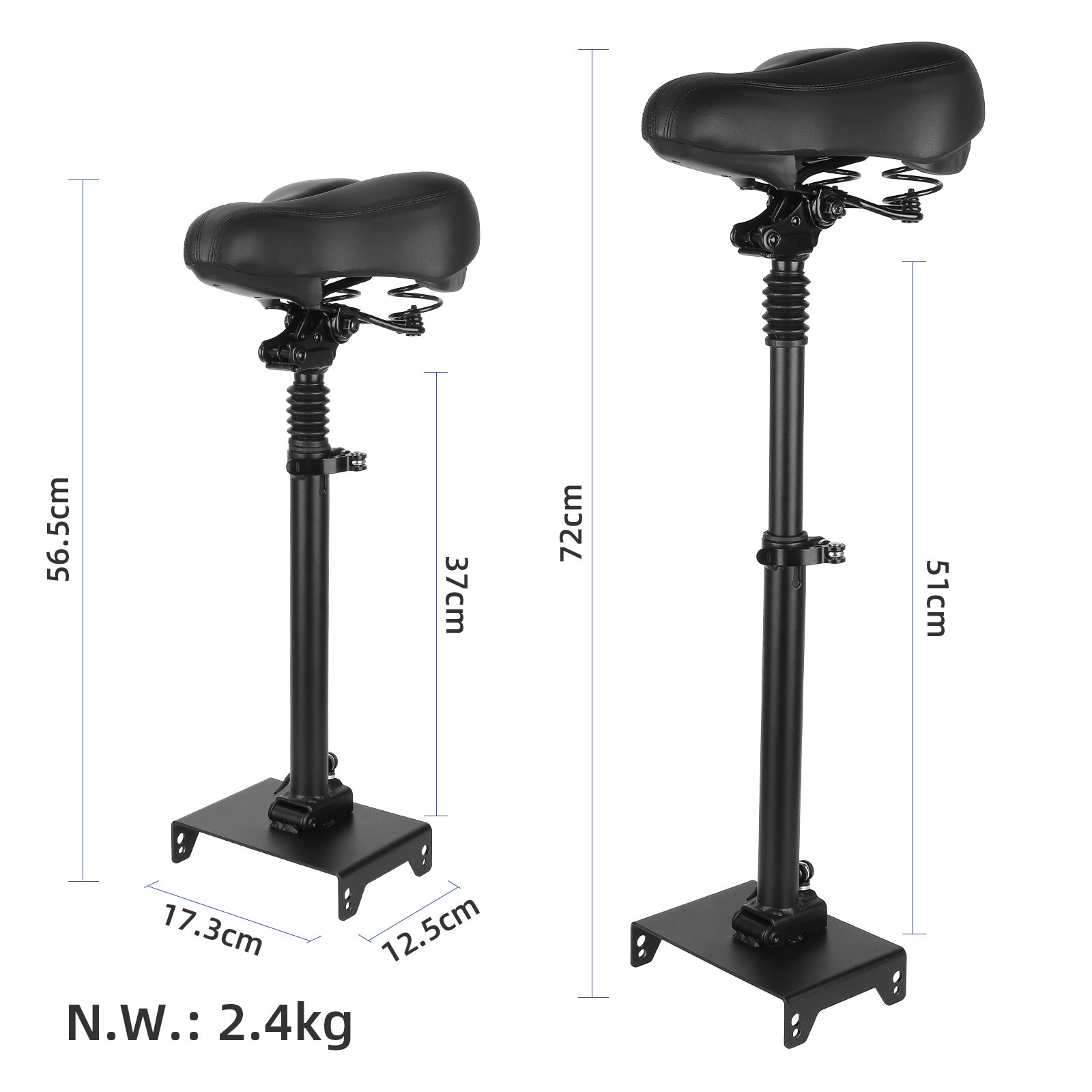 EU Warehouse Ulip Adjustable and Foldable Electric Scooter Seat for Segway G30 and G30P E-Scooter Accessories Replacement