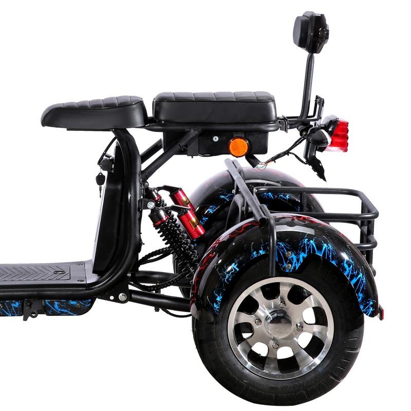 1500 w 3 wheel electric scooters off road electric scooter for adult