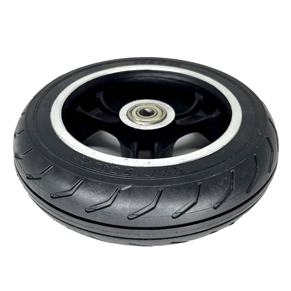 145x40 Wheel Solid Tire and Aluminum Alloy Rim for Foldable Carbon Fiber Electric Scooter 5.5-6 Inch Wheels Replacement Parts