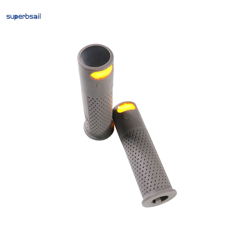 Superbsail Front Handle Grips Remote Control Turn Signal light for Electric Scooter Rubber handle Replacement Spare Parts