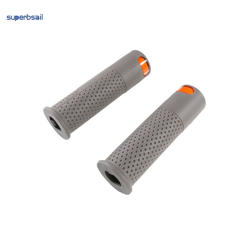Superbsail Front Handle Grips Remote Control Turn Signal light for Electric Scooter Rubber handle Replacement Spare Parts