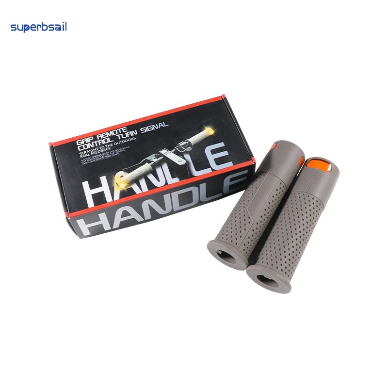 Superbsail Front Handle Grips Remote Control Turn Signal light for Electric Scooter Rubber handle Replacement Spare Parts