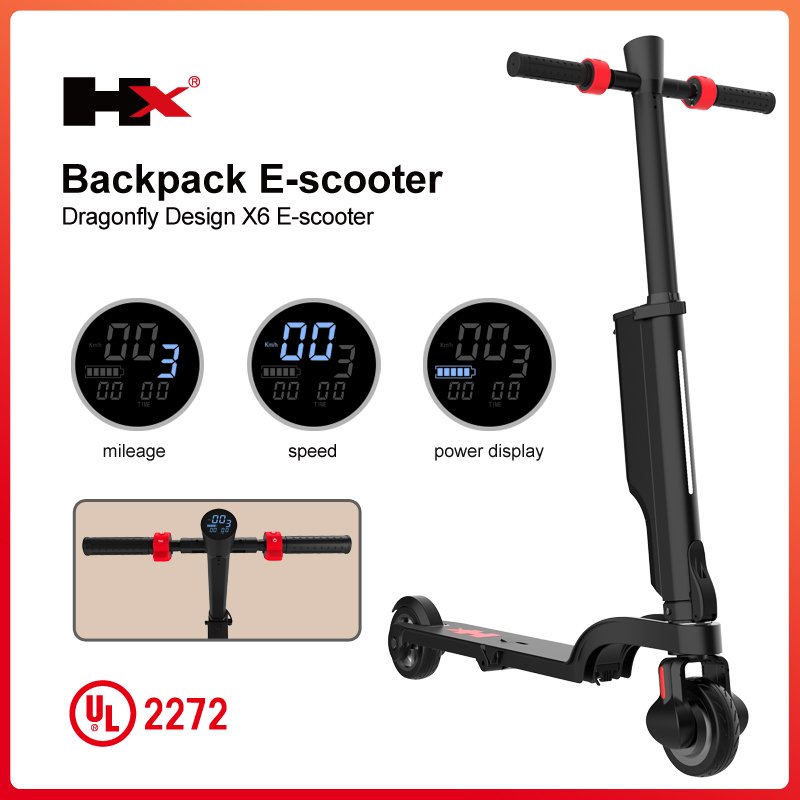2024 Mini foldable electric scooter women student backpack E scooter light scooter 36V 5AH 250W 25km/h four refolding e-scooter
