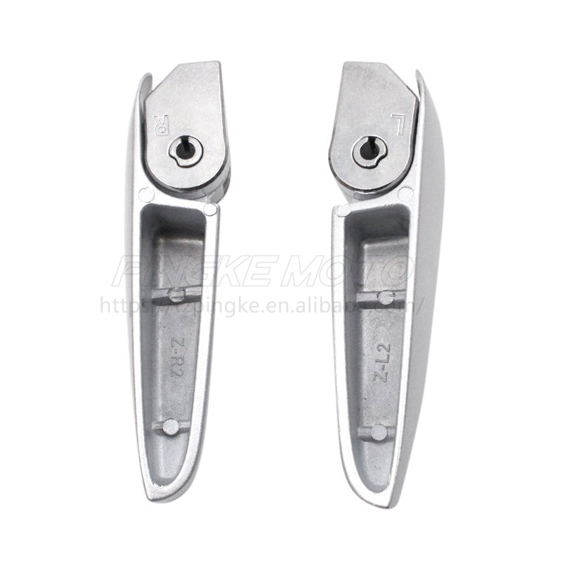 High quality aluminum alloy electric motorcycle passenger front and rear pedals motorcycle body system parts