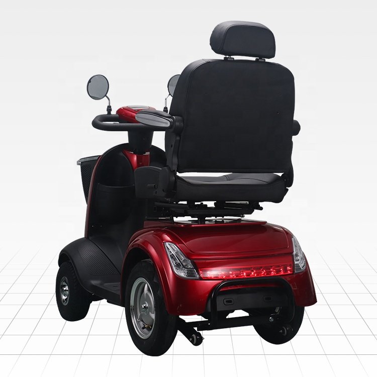 Adult Folding Mobility Scooter Four Wheel Electric Scooter Lightweight Mobility Electric Scooter