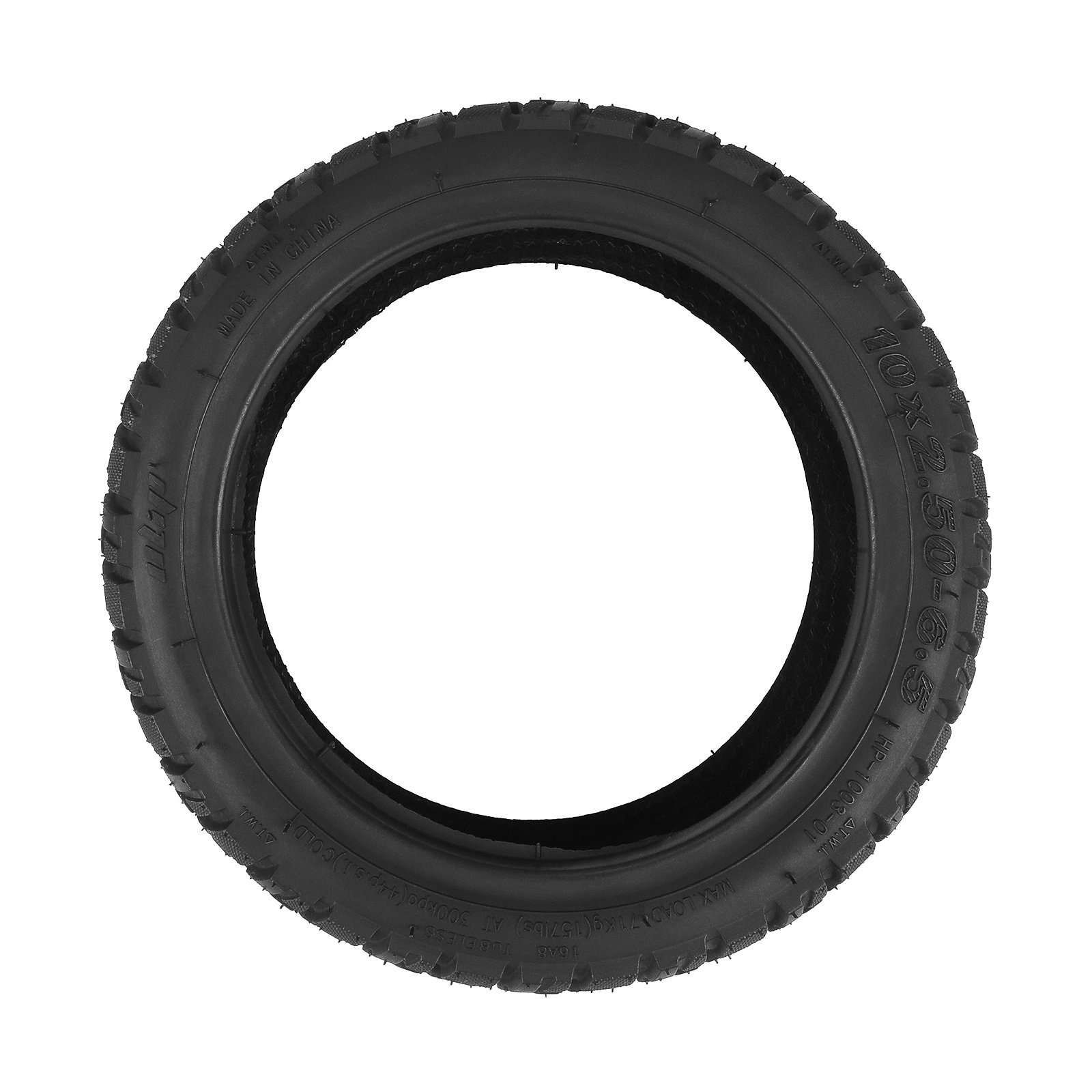 Ulip 10*2.5-6.5 Off-road Tubeless Tire for 10 inch Electric Scooters Explosion-Proof Vacuum Tire Electric Scooter Parts