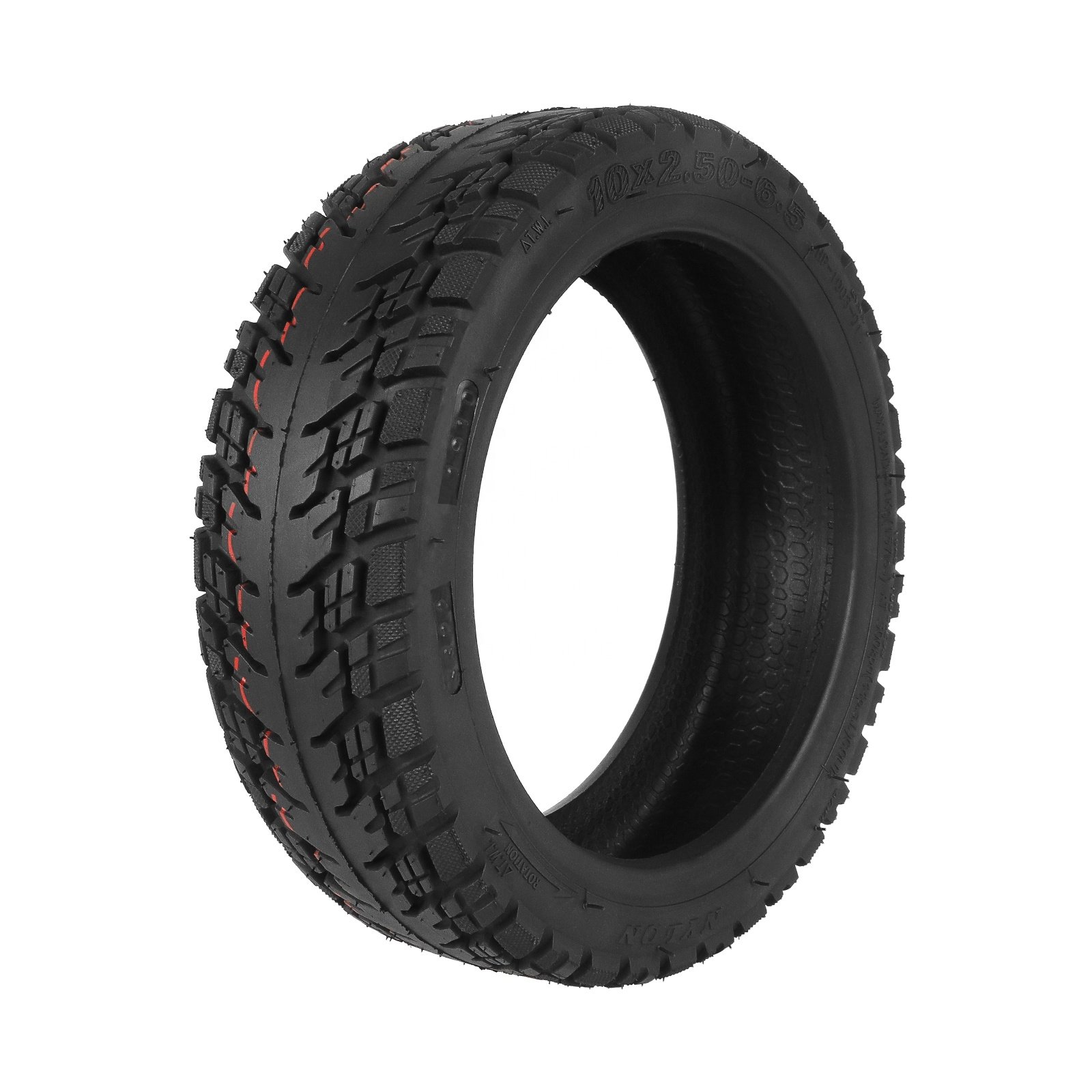 Ulip 10*2.5-6.5 Off-road Tubeless Tire for 10 inch Electric Scooters Explosion-Proof Vacuum Tire Electric Scooter Parts