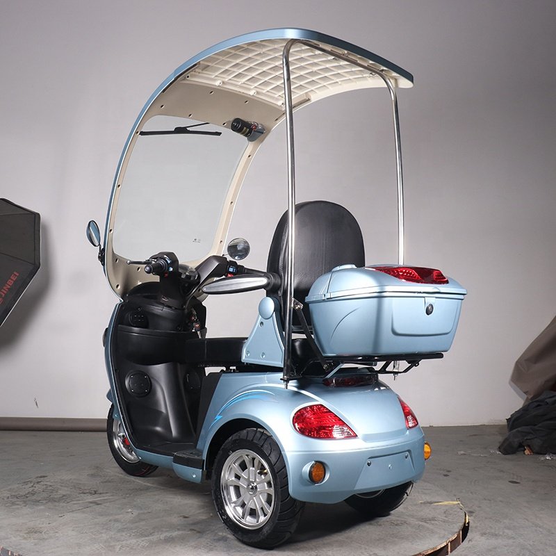 Adult 3 wheel electric scooter 25km/h low speed tricycle ce approved electric tricycle with canopy for old people