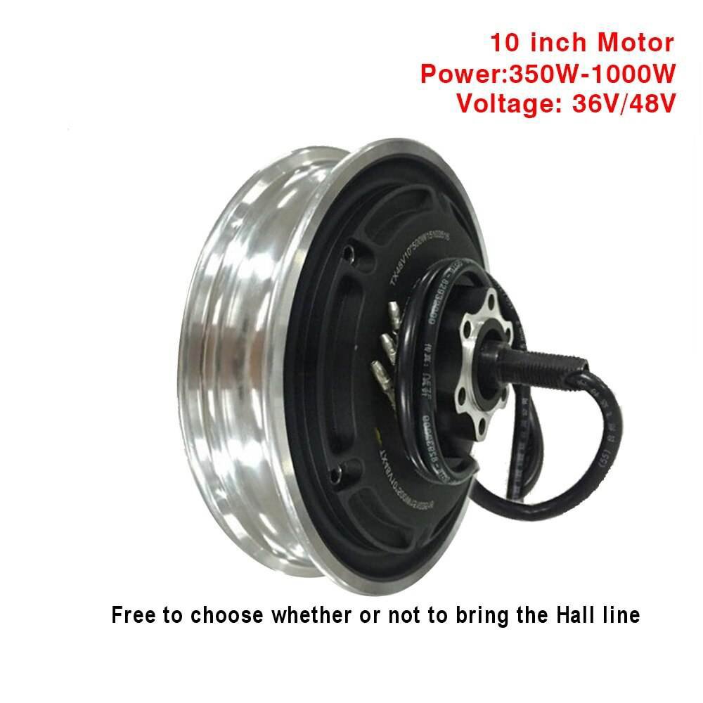 10 inch 36V48V 350W-1000W Motor Vacuum Tire Conversion Kit Electric Scooter TX Motor Parts Modified DIY Wheel Brushless LY Motor