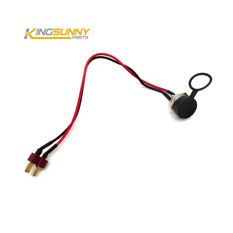 Electric Scooter Parts Power Adapter Charger T-head Charging Port for KUGOO M4 M4PRO Scooter Replacement Accessories