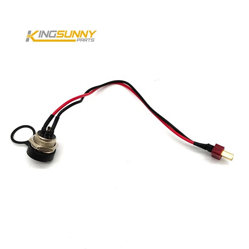 Electric Scooter Parts Power Adapter Charger T-head Charging Port for KUGOO M4 M4PRO Scooter Replacement Accessories