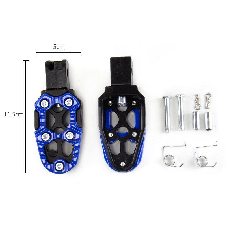 Universal Motorcycle Aluminum Alloy Pedals Scooter Atv Moto Foot Peg Footrests Footpeg Pedal Accessories