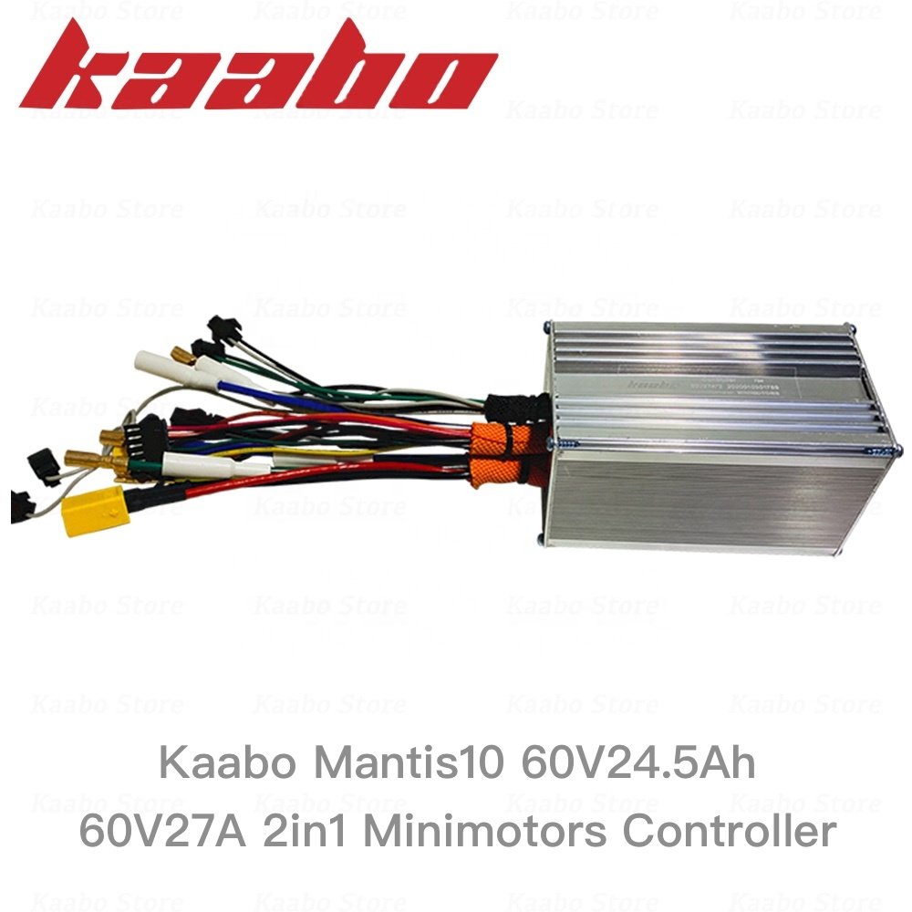 Minimotors 60V 27A*2 Controller Scooter Parts Original Kaabo Mantis 60V 24.5Ah Accessories Mainboard