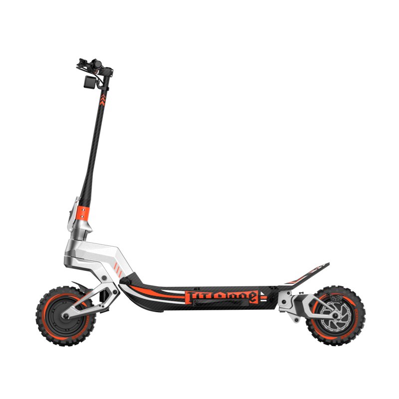 Titaone-X electric scooter with carbon fiber body 4000w 60v 11inch off road tire wheels 90km/h high speed scooter