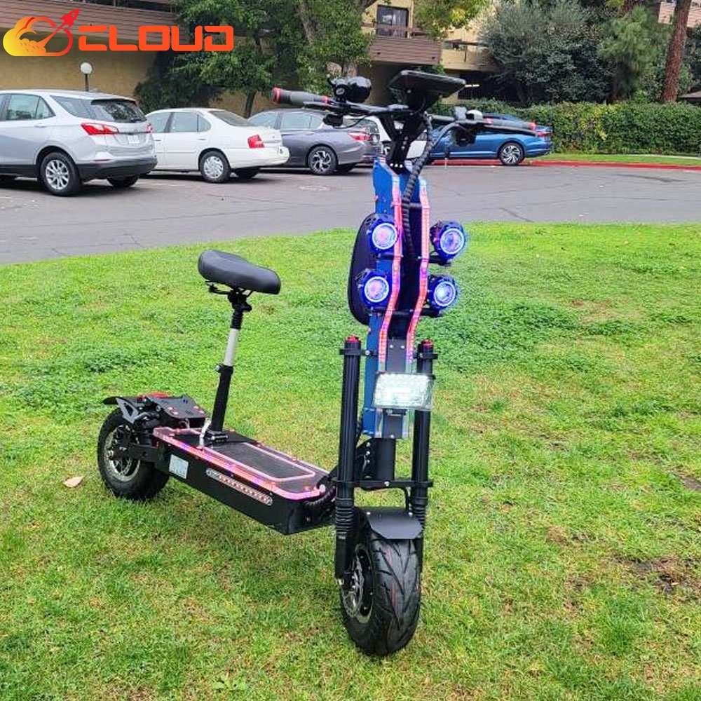 72V 10000W 13Inch Powerful Adult Electric Scooter Foldable Germany E-Scooter Elektroroller Scuter Electric