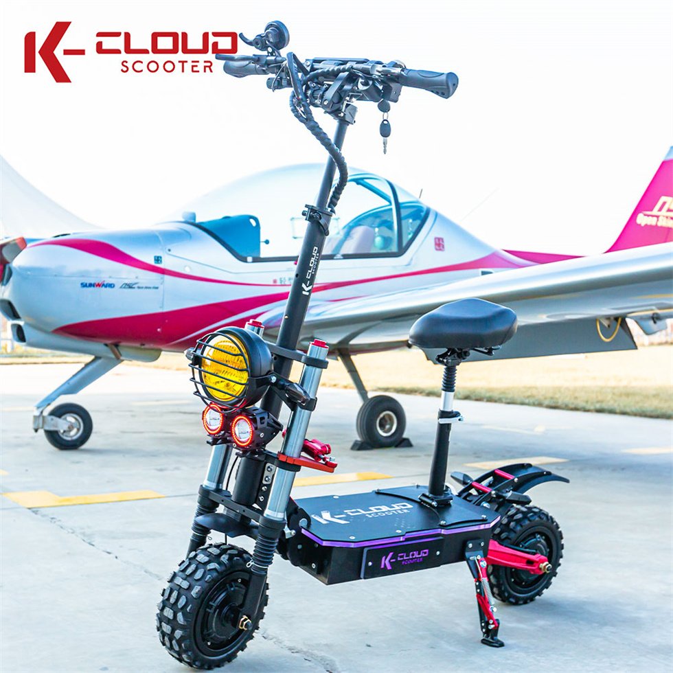60V 5600W 11Inch Powerful Adult Electric Scooter 50Mph Usa E-Scooter With Seat Trotinette Electrique Elektrikli Scooter