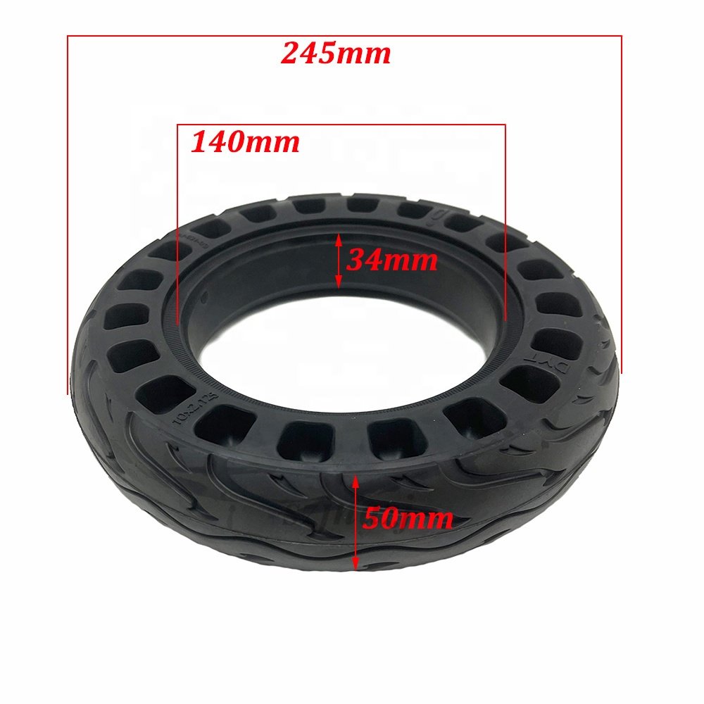 10x2.125 Solid Tyre 10*2.125 Thickened Tire for Electric Scooter Car Refitting Accessories