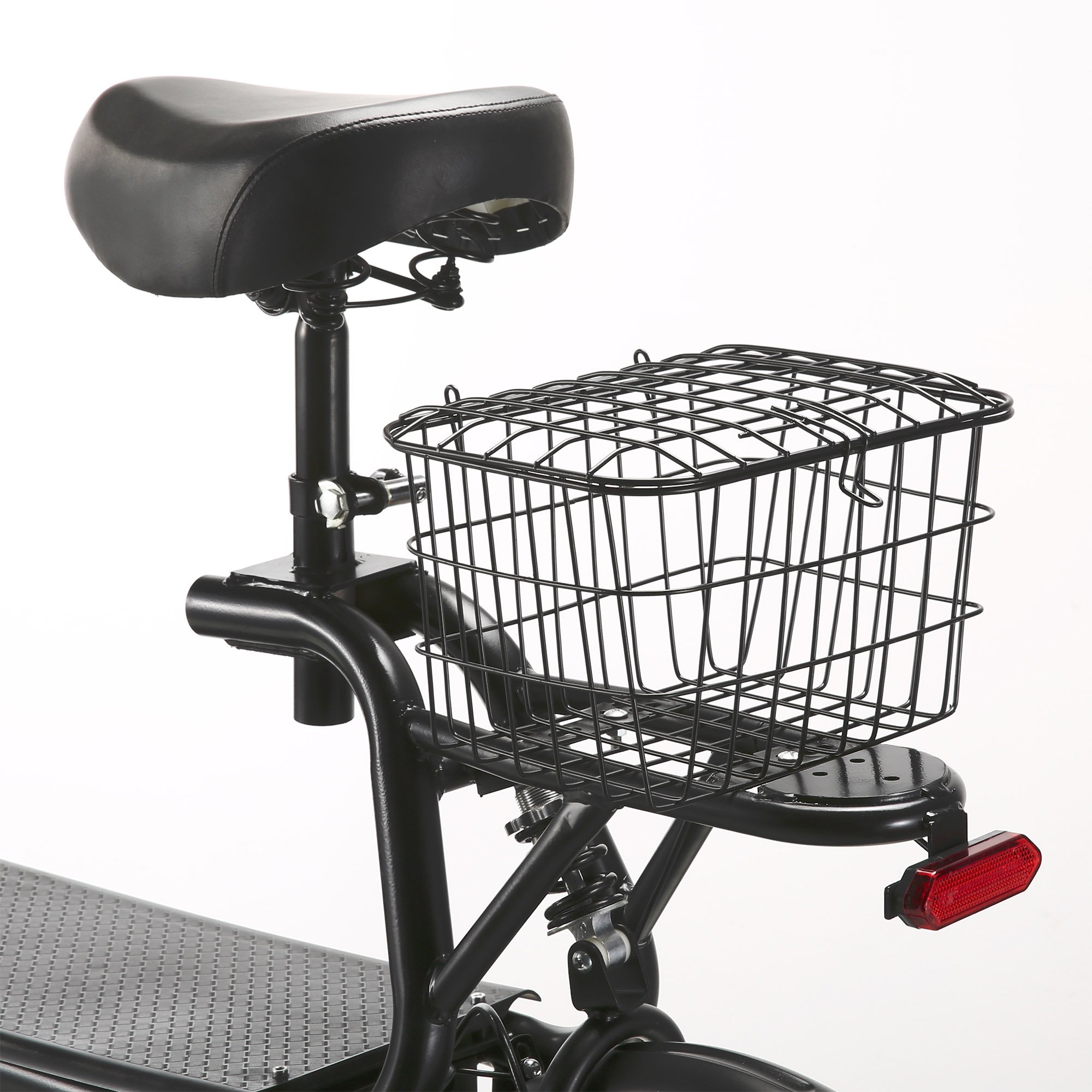 Factory Exclusive Grocery shopping E-Bike E-Scooter with basket and seat 500W 18650 lithium battery City Electric Scooter