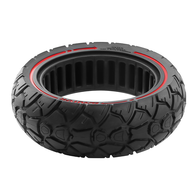10x2.7-2.75 Slots Off Road Solid Tire For Hitway Hb24 E-scooter Wheel 10 In Electric Scooter Spare Parts And Solid Tire