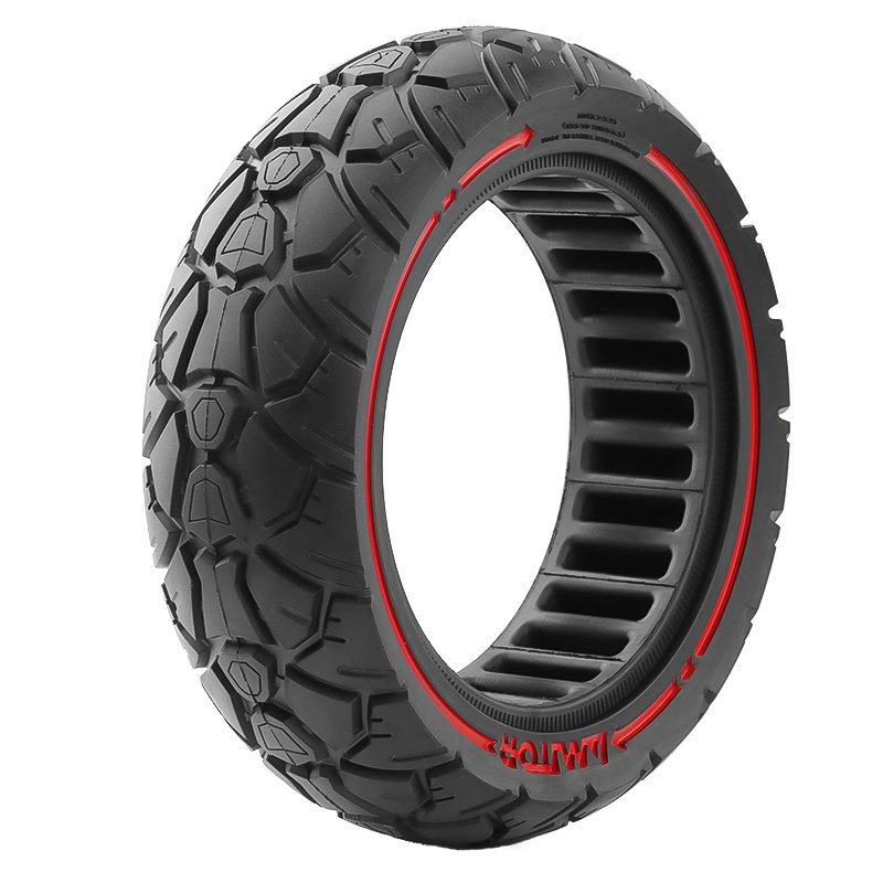 10x2.7-2.75 Slots Off Road Solid Tire For Hitway Hb24 E-scooter Wheel 10 In Electric Scooter Spare Parts And Solid Tire
