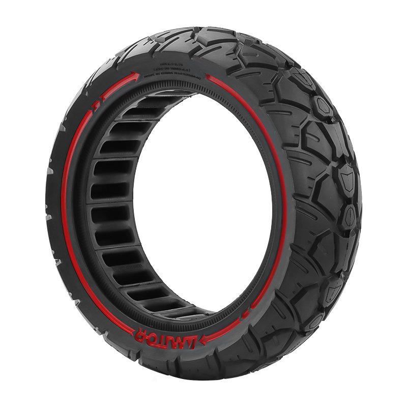10x2.7-2.75 Slots Off Road Solid Tire For Hitway Hb24 E-scooter Wheel 10 In Electric Scooter Spare Parts And Solid Tire