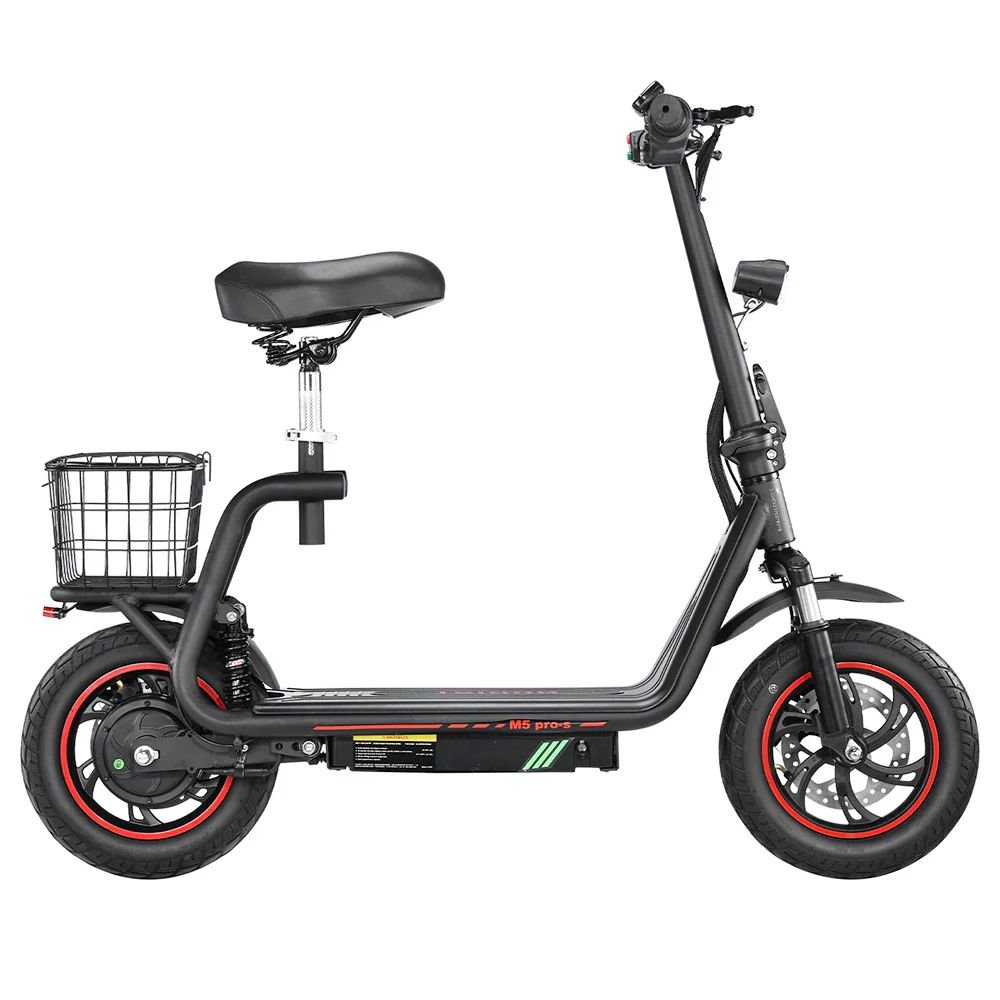 Europe 48V 13AH 500W foldable adult escooter 12 Inch Pneumatic Tire BOGIST M5 Pro Electric Scooter WIth Seat and Cargo Carrier