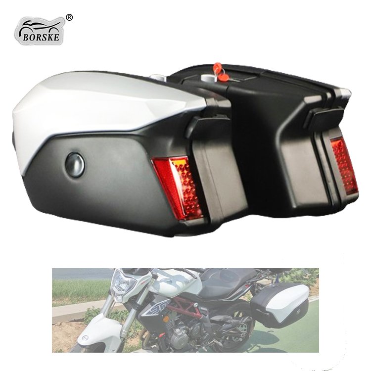 Hot Selling Universal Motor Bike Suitcases Saddle Bags Motorcycle Parts Scooter Side Rear Box
