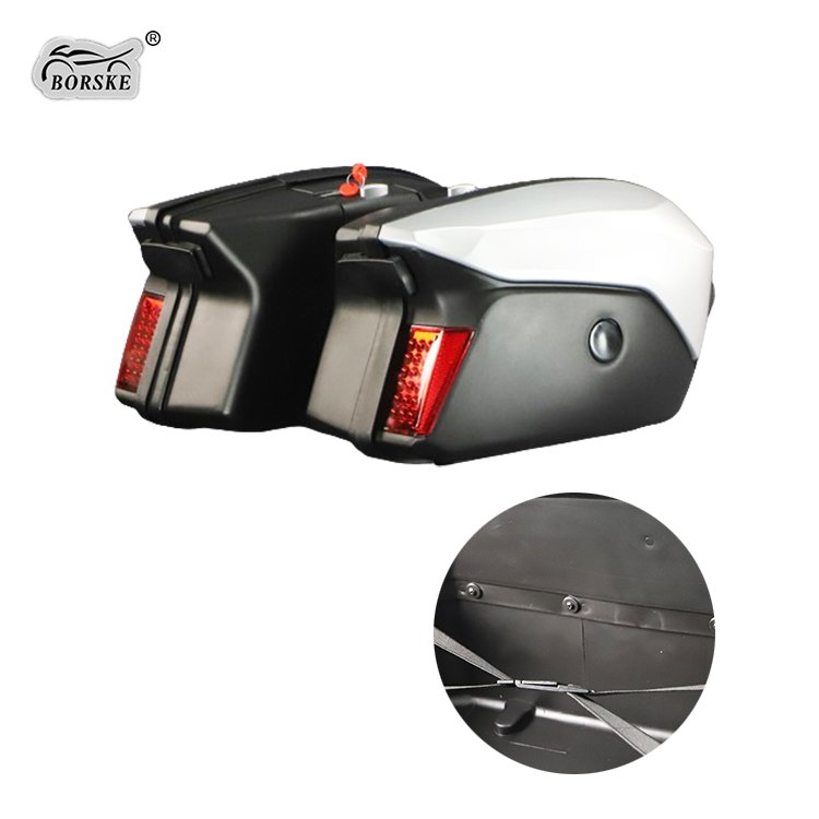 Hot Selling Universal Motor Bike Suitcases Saddle Bags Motorcycle Parts Scooter Side Rear Box