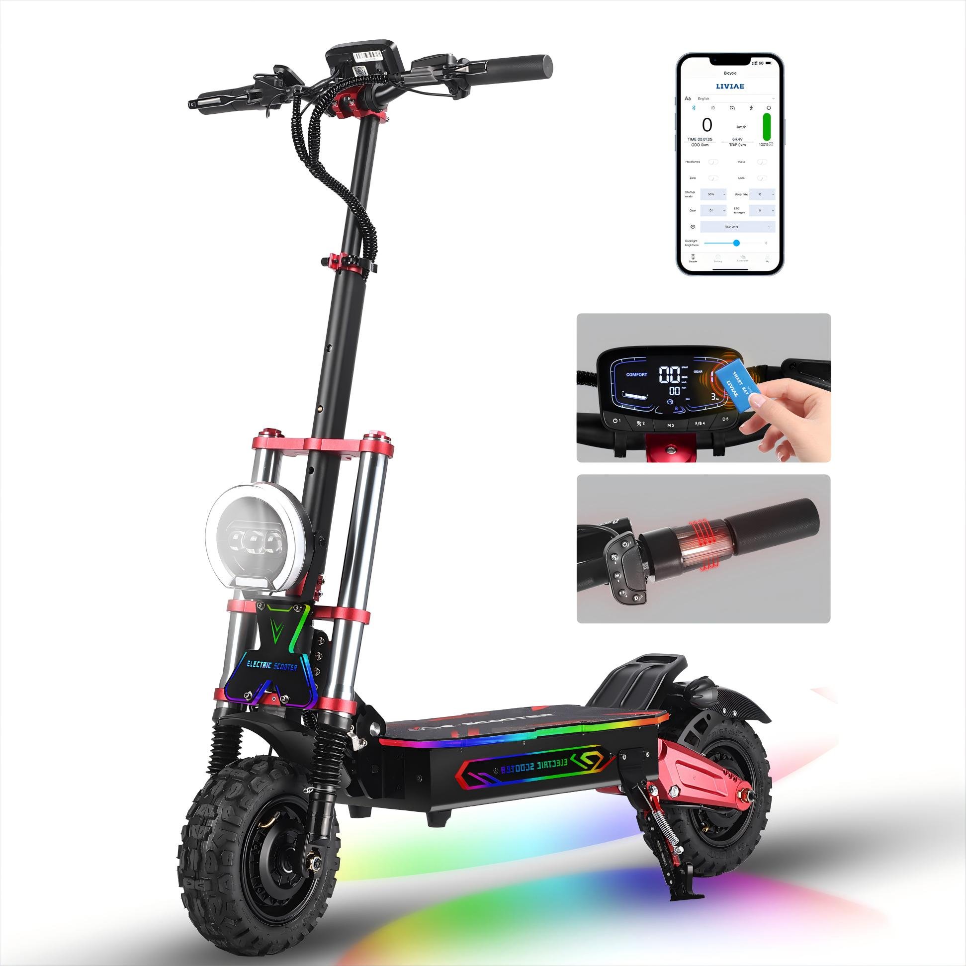 USA UE Wholesale 6000W Power Electric Scooter With Seat Adult Use 2 Wheels Scooter High 120KM Long Range Electric Scooters