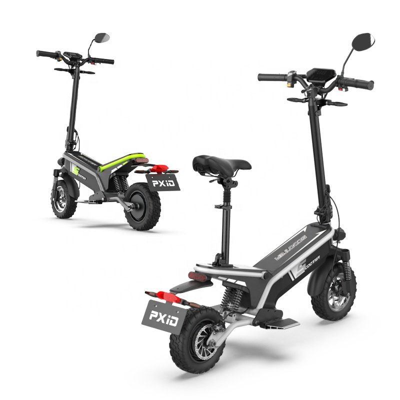 PXID 2023 Eu warehouse 10 inch off road electric scooter canada folding e scooter with seat