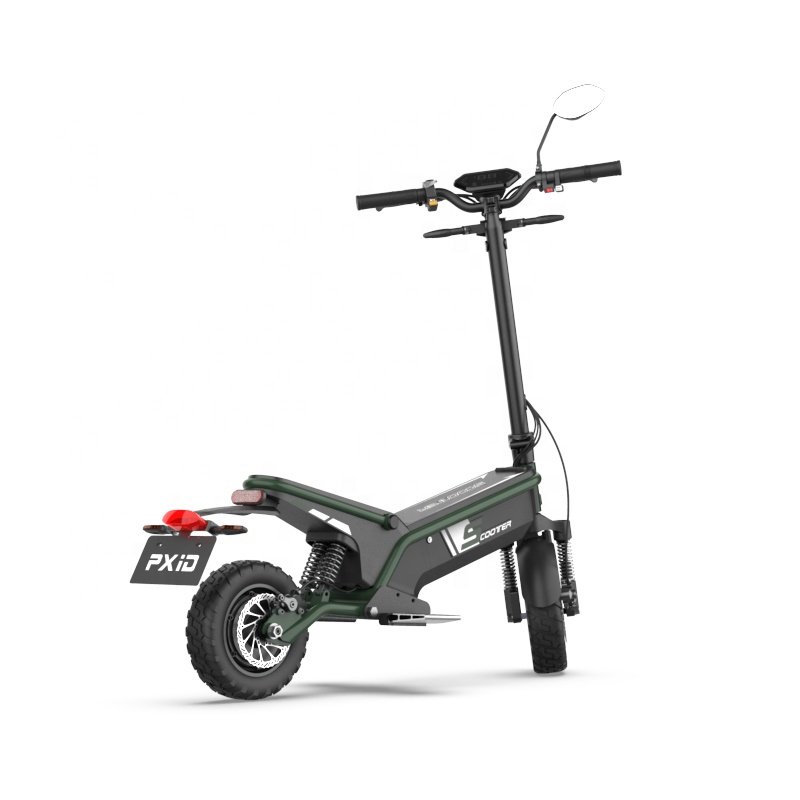 PXID 2023 Eu warehouse 10 inch off road electric scooter canada folding e scooter with seat