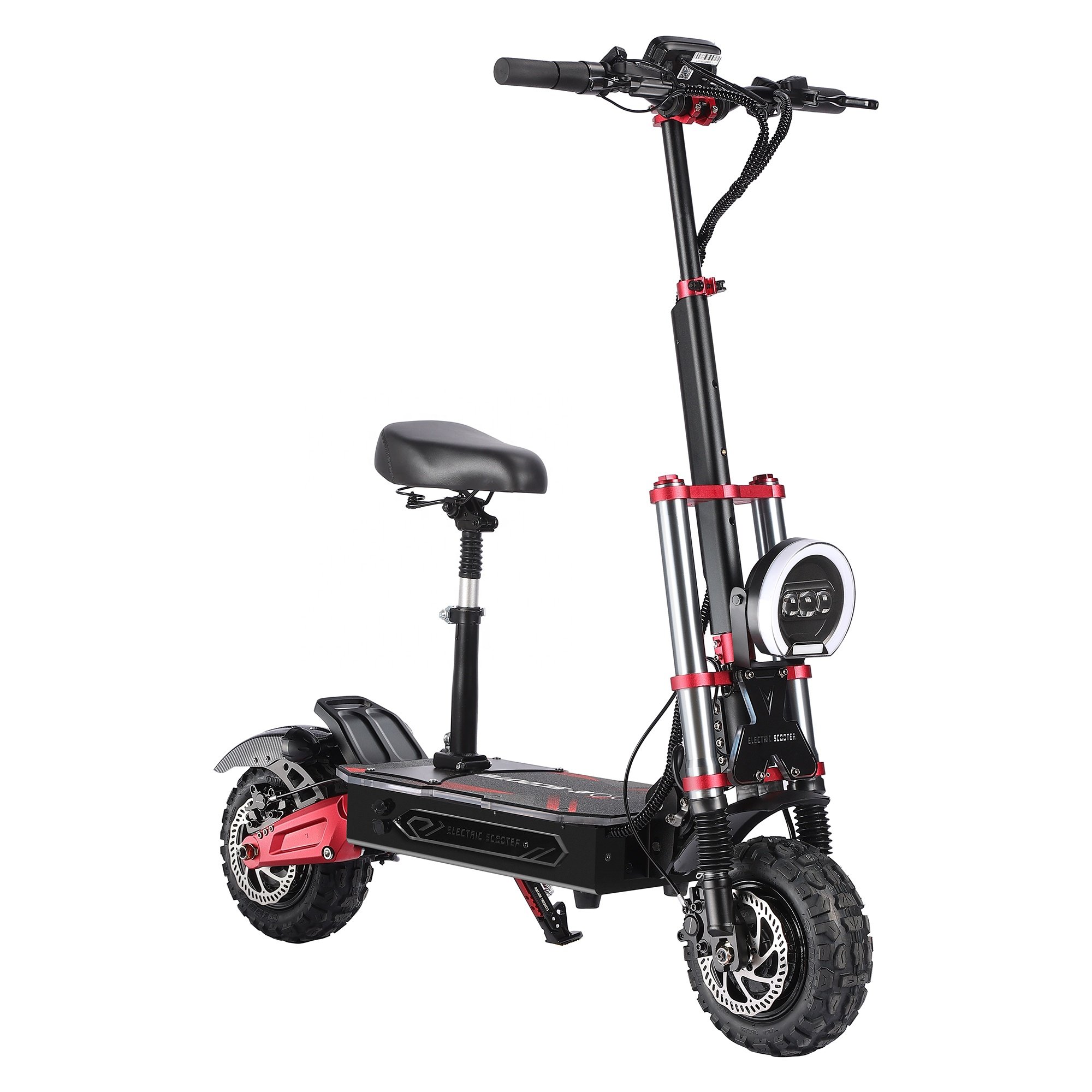 Hot Sale 2024 6000W 60v Foldable Dual Motor 120km Long Range Adult Off-road Electric Scooter with Seat
