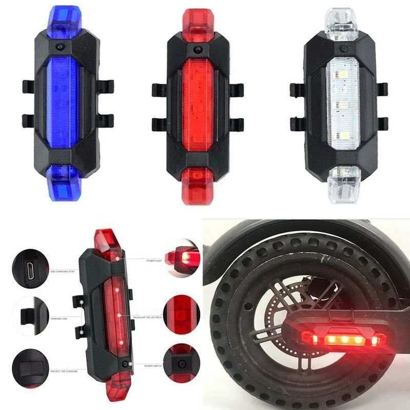 Universal Warning Lateral Led Strip Flashlight For Mijia M365 M365pro Night Safety Decorative Light Electric Scooter Parts