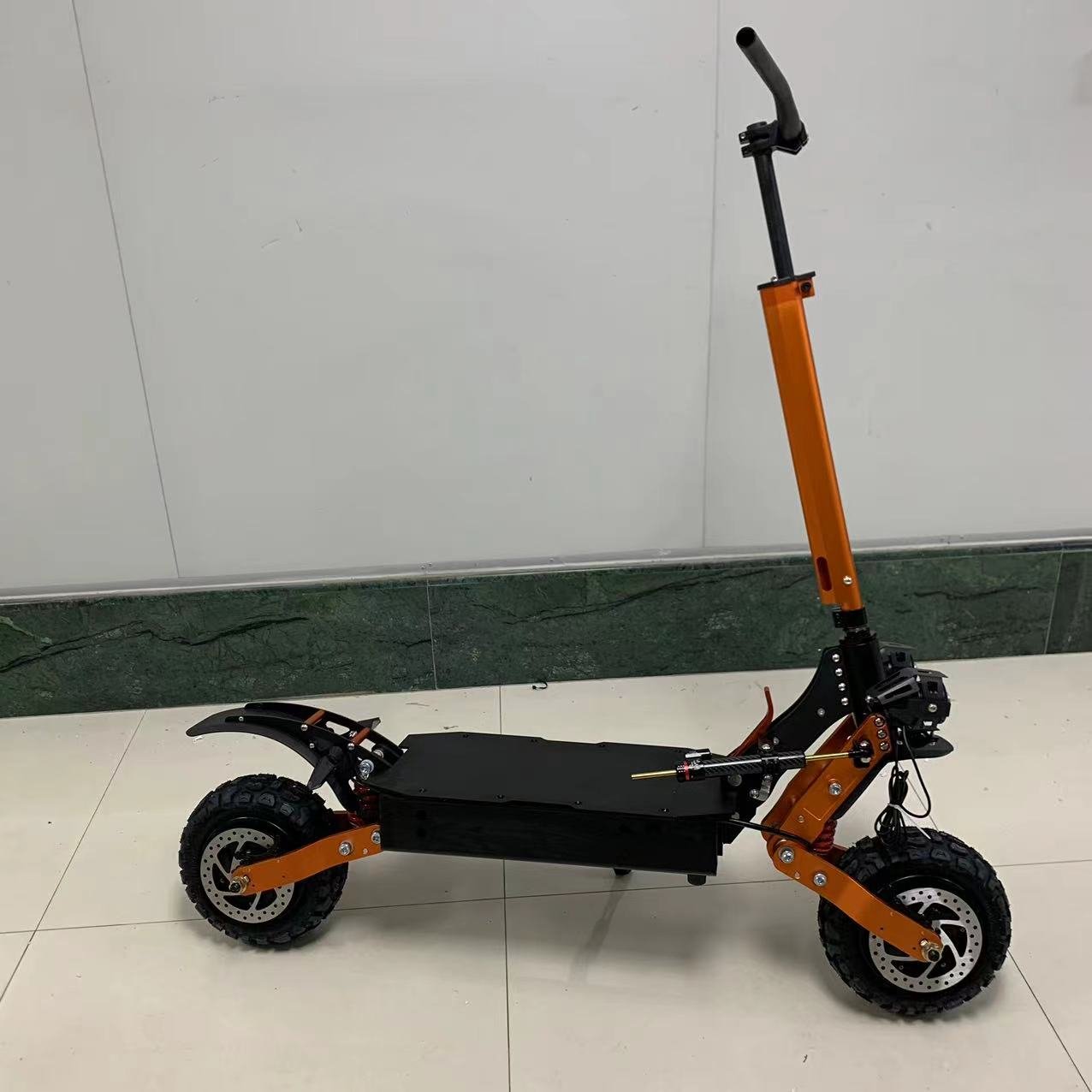C-Shape Scooter Steering Damper Carbon Fiber Stabilizer Bracket Kit Anti-Dump Stabilizer Electric Scooter Parts with Bracket