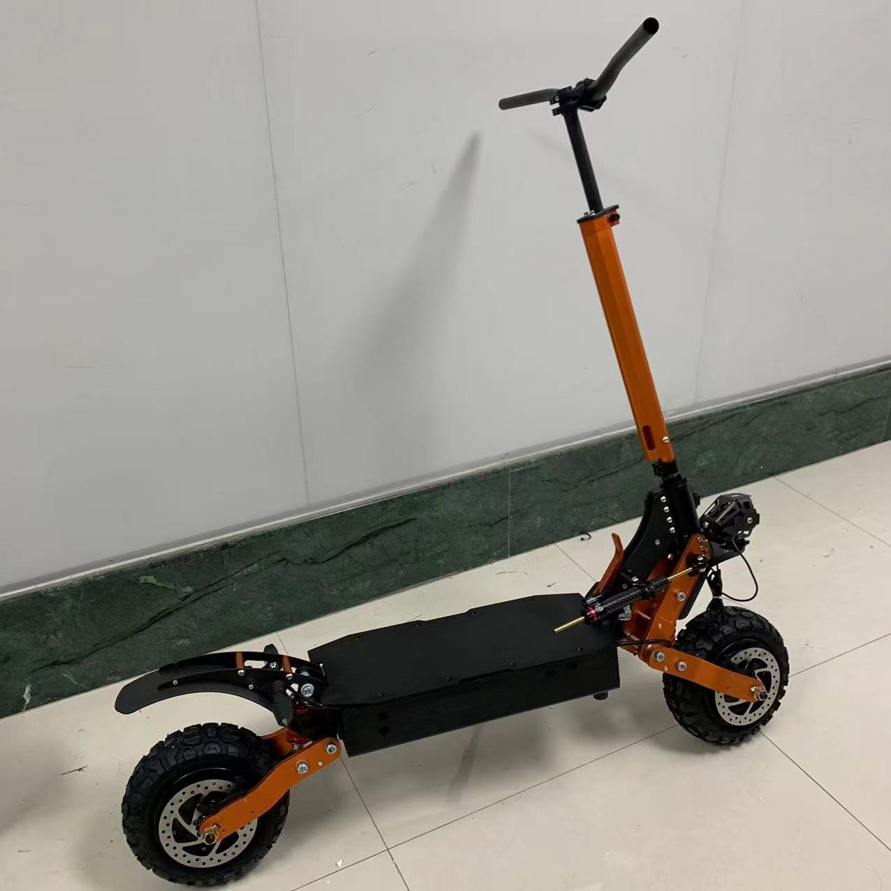 C-Shape Scooter Steering Damper Carbon Fiber Stabilizer Bracket Kit Anti-Dump Stabilizer Electric Scooter Parts with Bracket